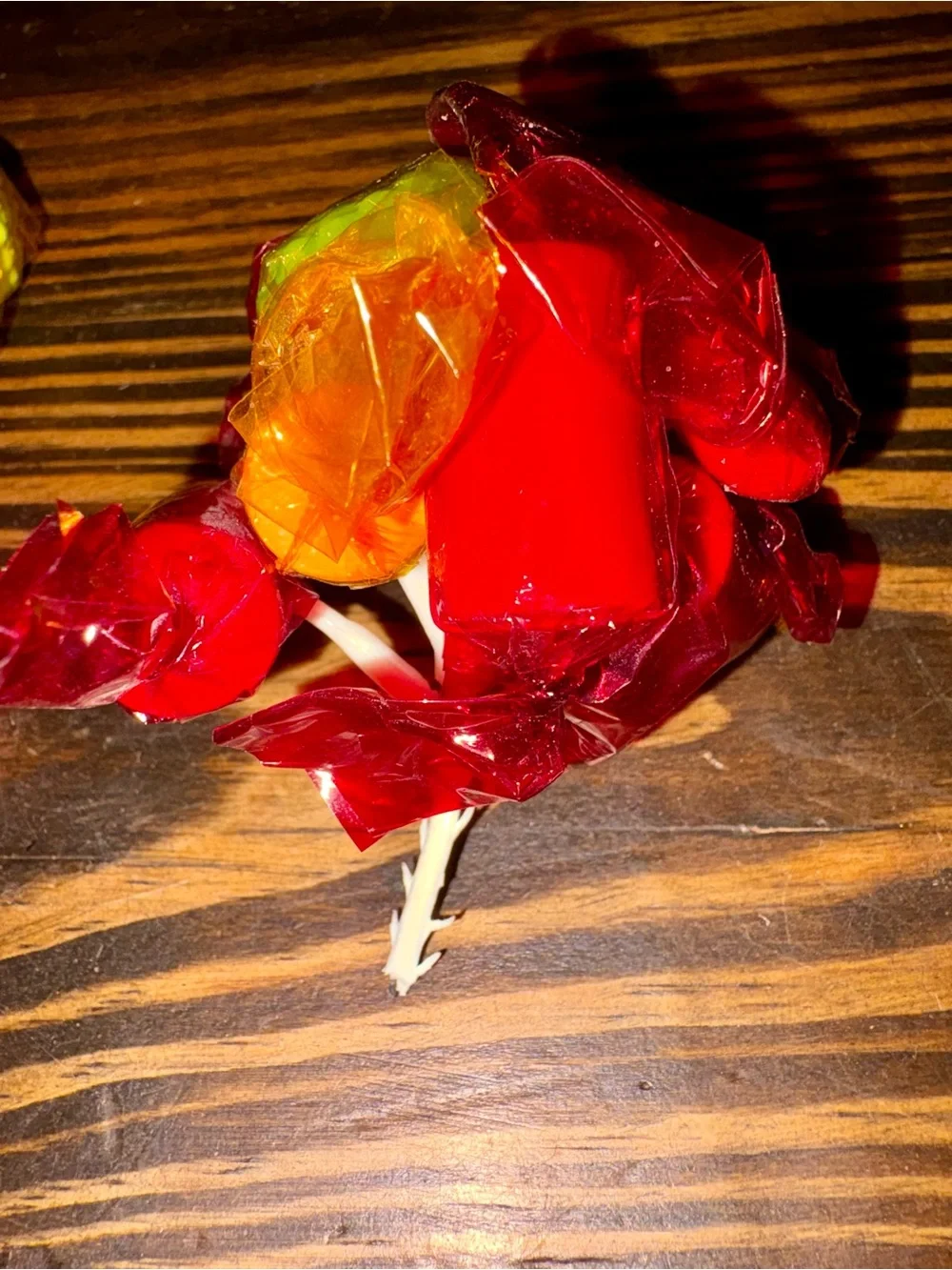 RARE Festive Vintage ChristmasCandy Garland & Candy Picks